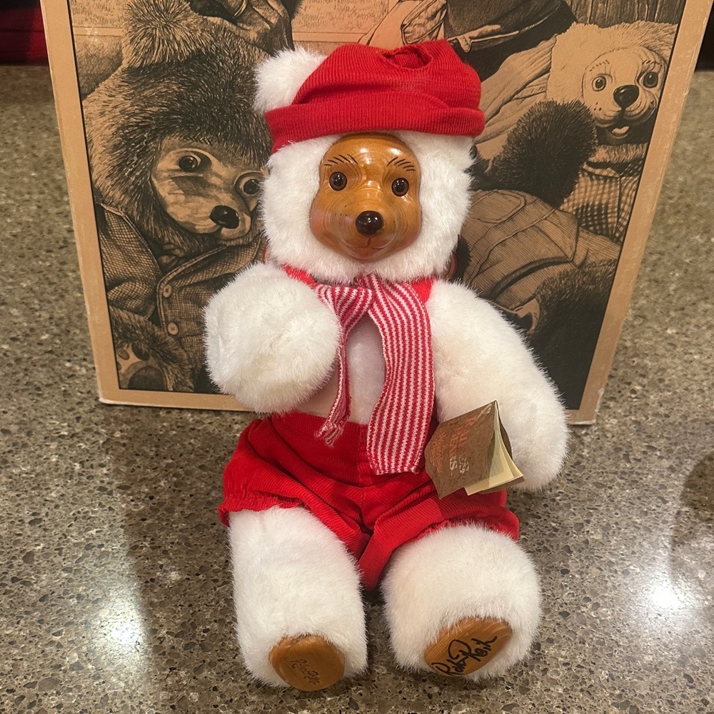 Robert Raikes “Santa’s Elf” Teddy Bear SIGNED BY ARTIST